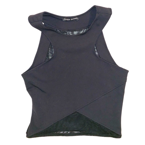 DONNA MIZANI CROP TOP \\ Racer Front \\ Mesh - Picture 1 of 7